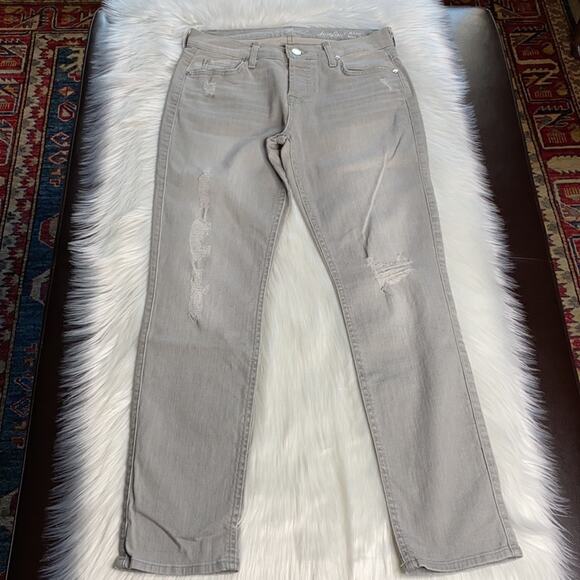 7 For Mankind Gray Josefina Skinny Boyfriend - Picture 1 of 9